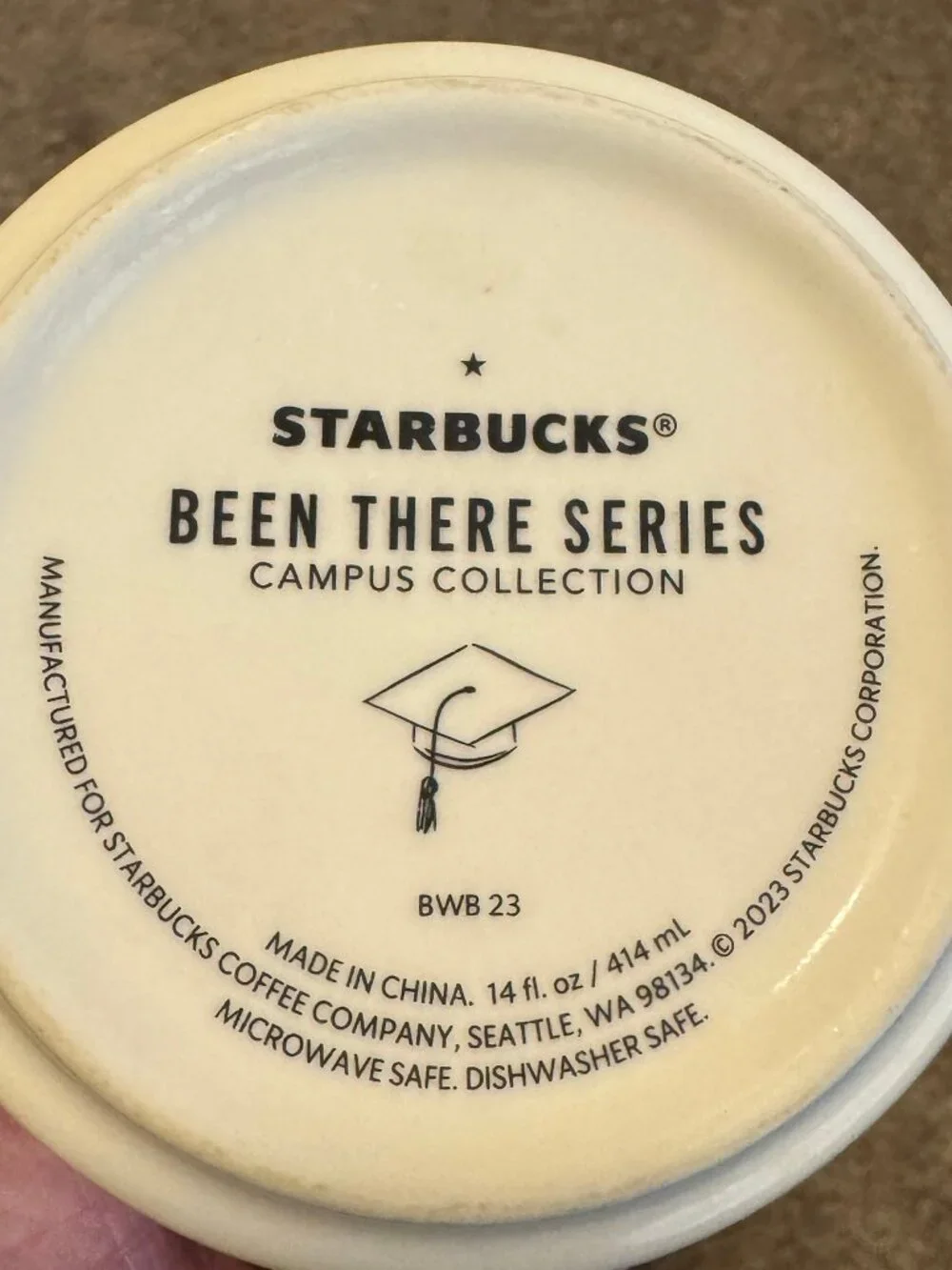 Starbucks Been There Series Penn State University 14 oz Collector Mug